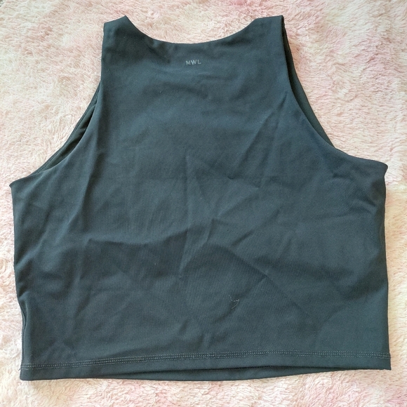 Madewell MWL Crop Active Tank Top Size Large - Picture 3 of 9